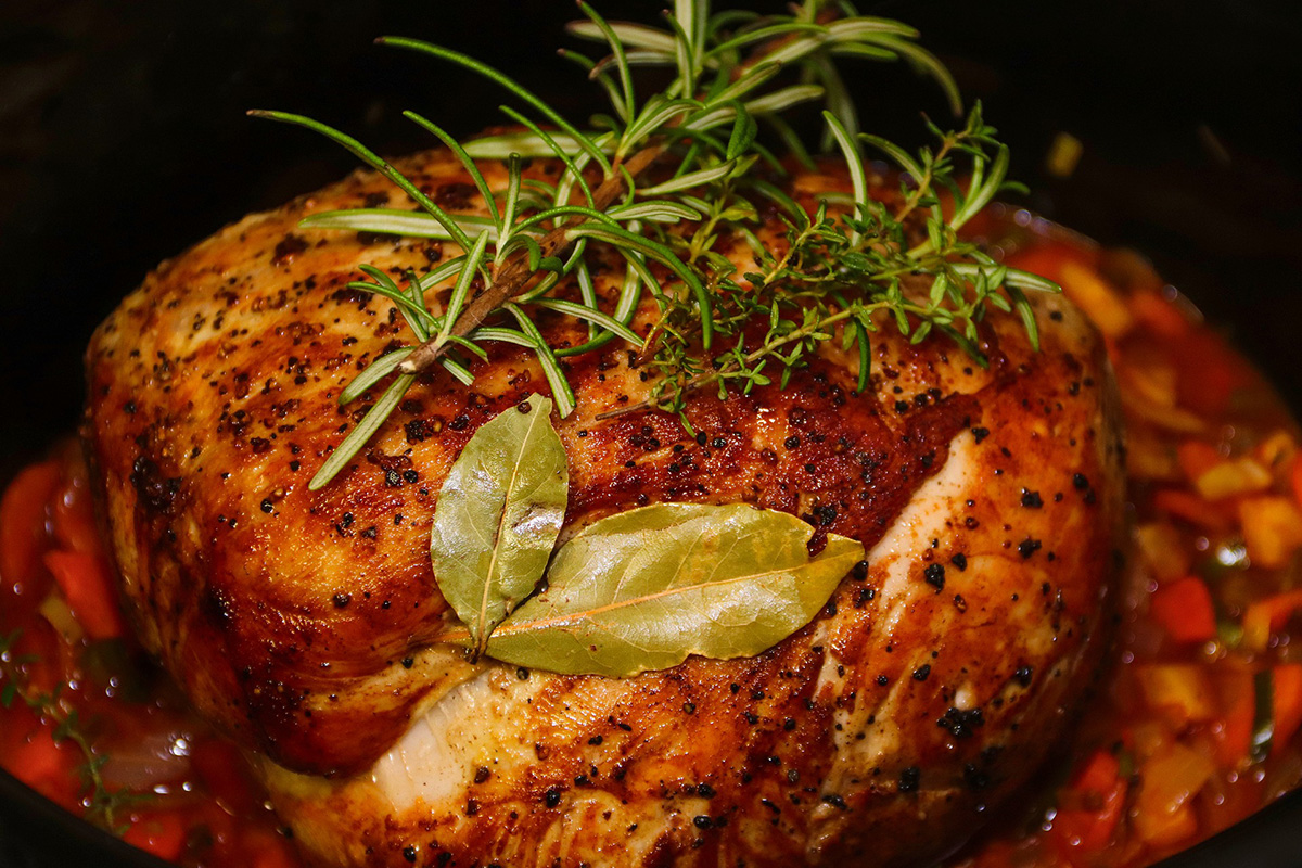Recette Autruche : Rôti D&#039;autruche Au Thym
